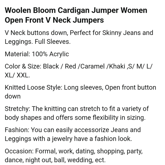 Woolen Bloom heathered khaki cardigan - Picture 7 of 16